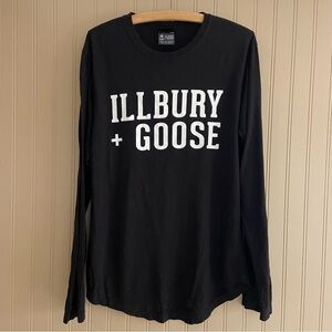 Illbury + Goose Black Long Sleeve Super Soft Shirt Women’s Medium
